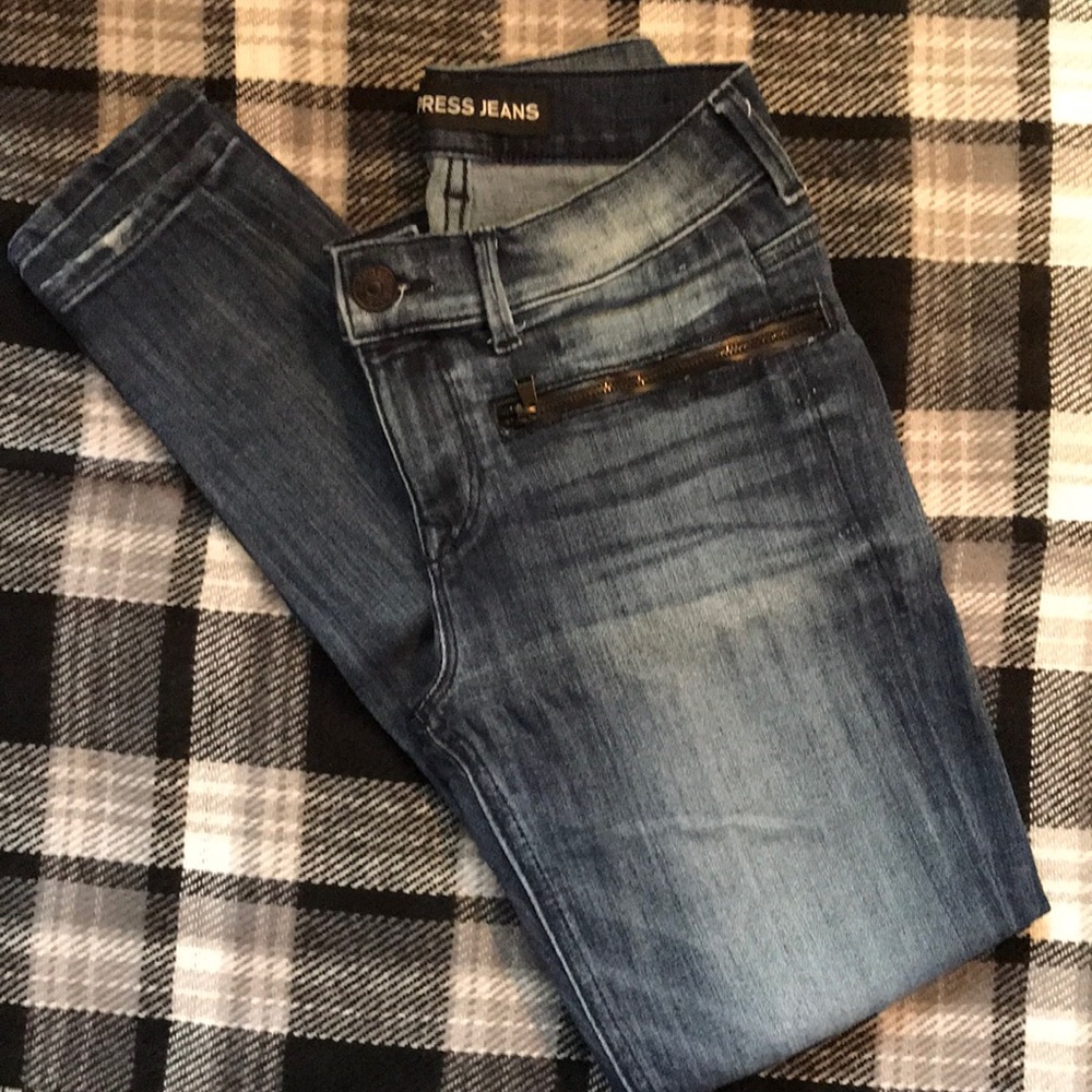 Express Mia Mid-rise Ankle Legging Jeans